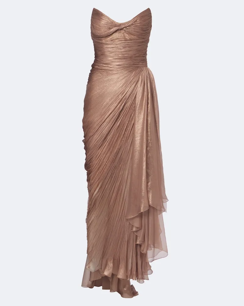 Maria Lucia Hohan Robe Heidi aus Seide Rosa