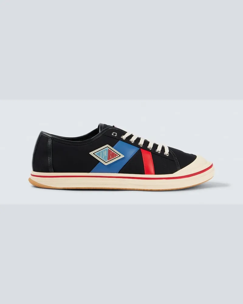 Bottega Veneta Sneakers Eliot aus Canvas Schwarz