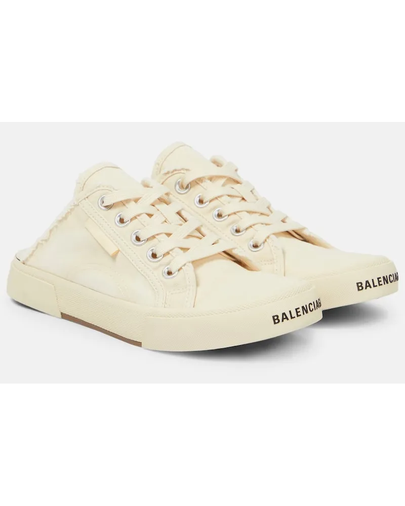 Balenciaga Sneakers Paris aus Canvas Weiss