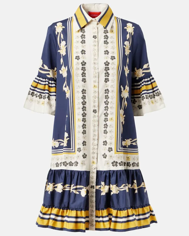 La DoubleJ Hemdblusenkleid Choux aus Baumwollpopeline Multicolor