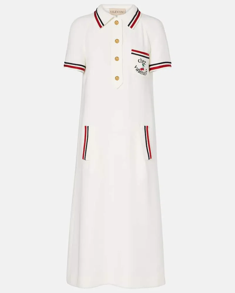 Valentino Garavani Midikleid aus Cady Couture Multicolor