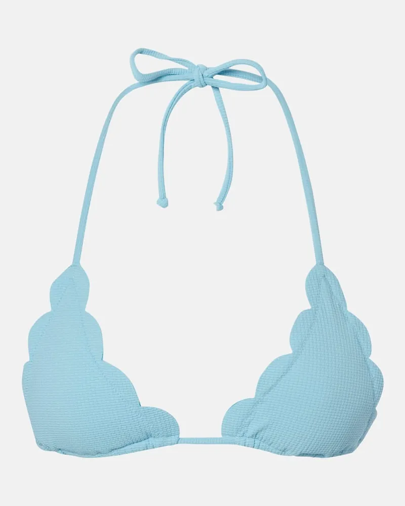 Marysia Bikini-Oberteil Broadway Blau