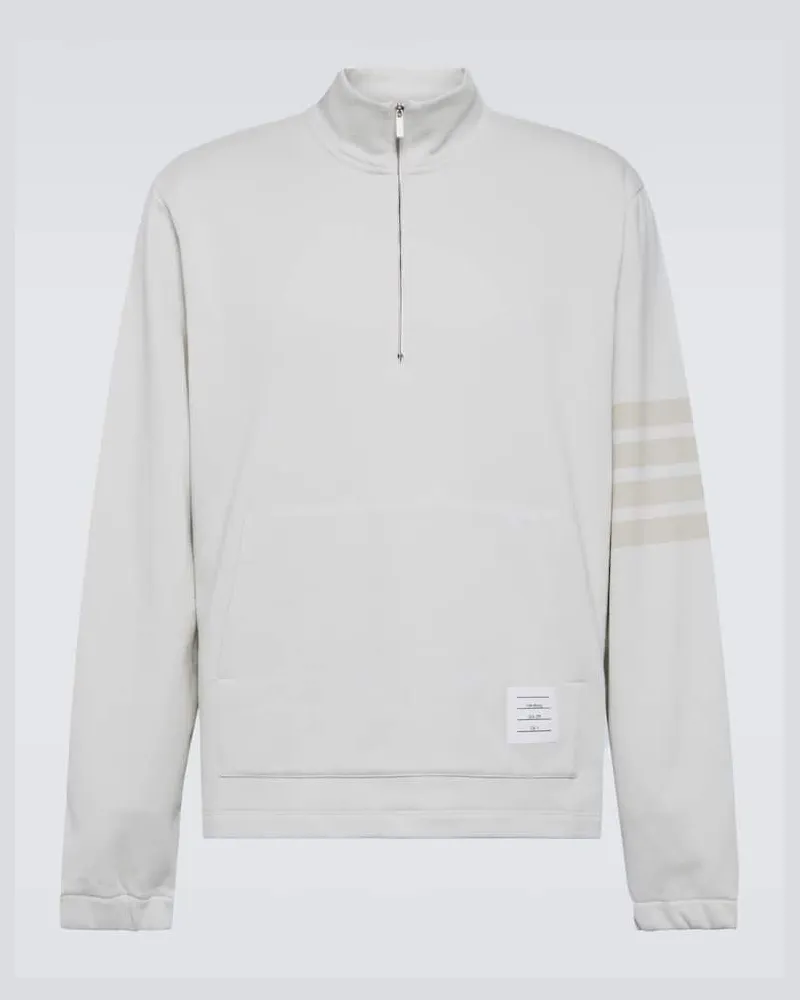 Thom Browne Sweatshirt aus Baumwolle Weiß