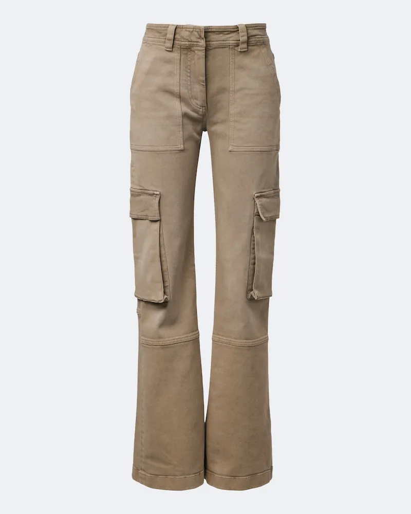 Acne Studios Cargohose aus Baumwoll-Twill Beige