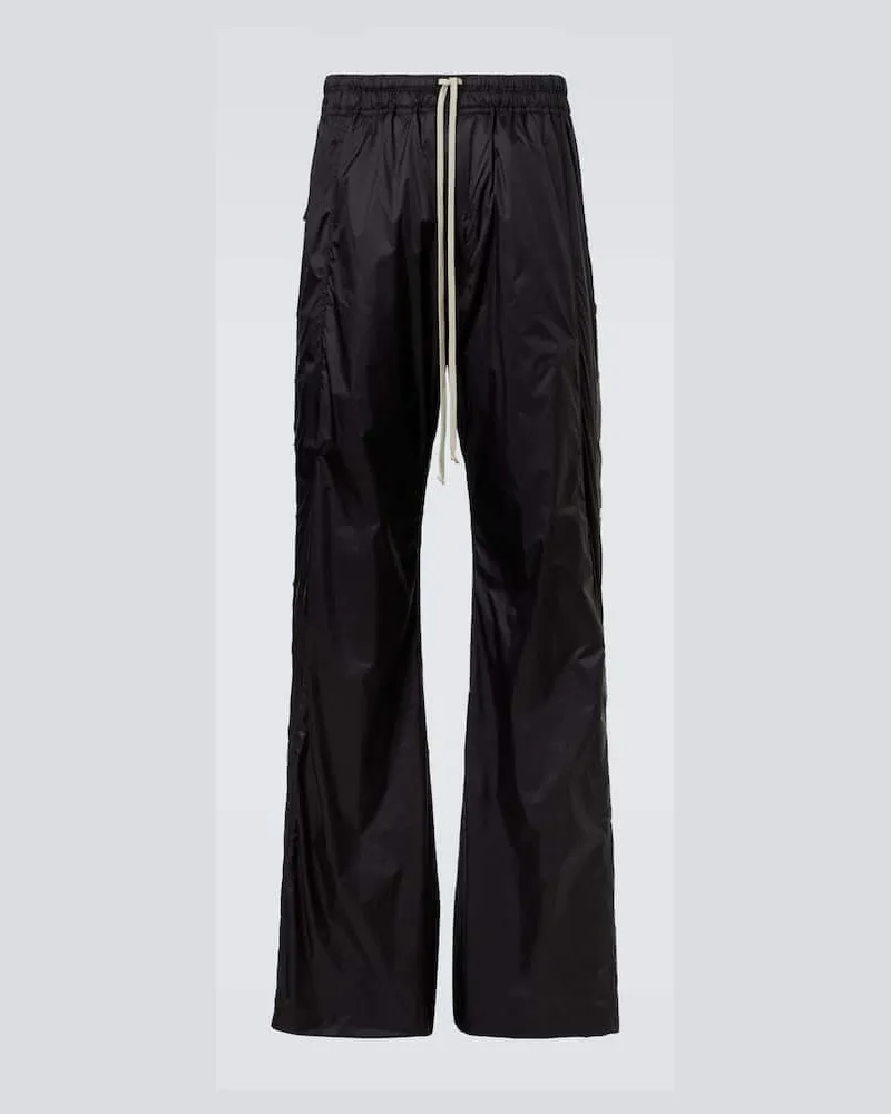 Rick Owens Weite Hose DRKSHDW Pusher Schwarz