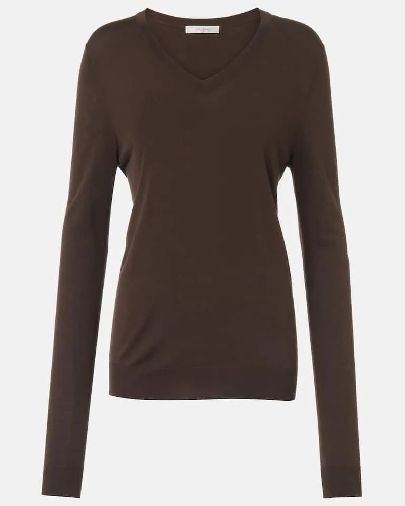 The Row Top Katarina aus Jersey Braun