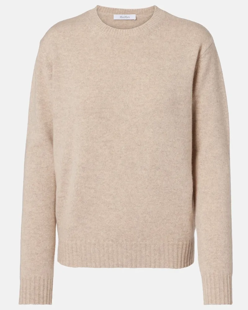 Max Mara Pullover Cinema aus Kaschmir Beige
