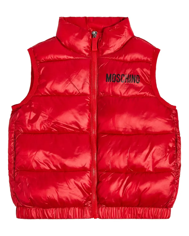 Moschino Steppweste Rot