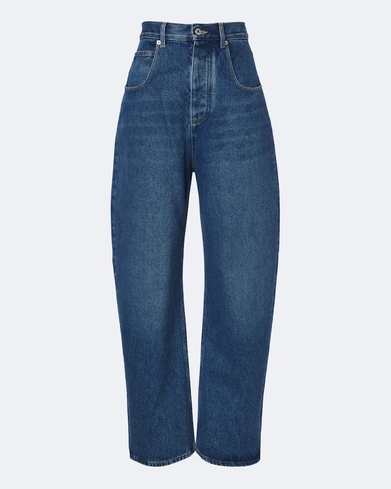 Bottega Veneta Barrel-Jeans Blau