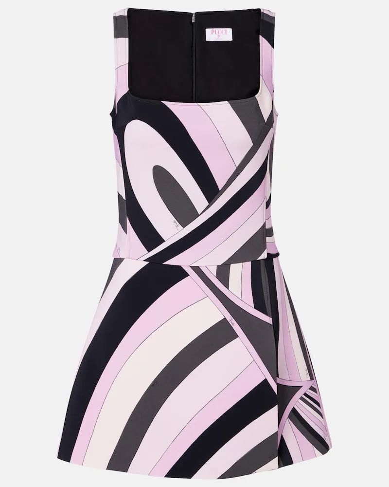 Emilio Pucci Minikleid Iride Rosa