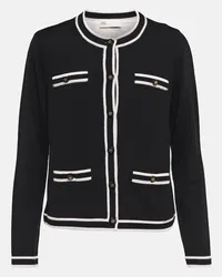 Tory Burch Cardigan Kendra aus Wolle Multicolor