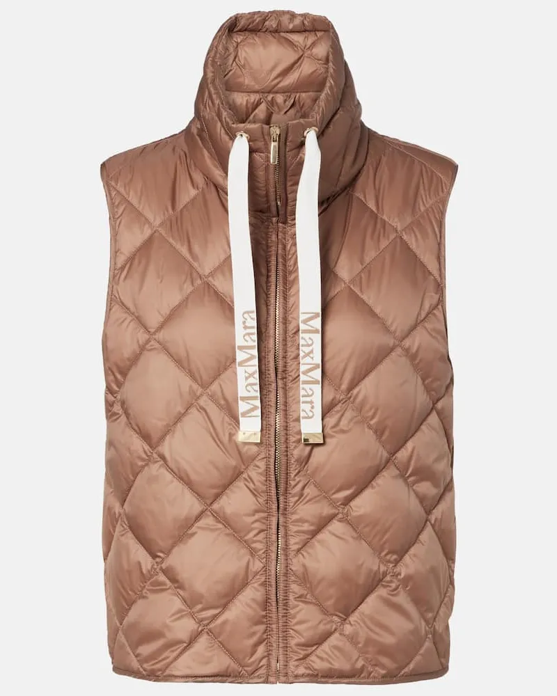 Max Mara Steppweste Tregic Braun