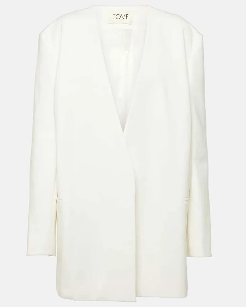 TOVE Jacke Saunders aus einem Baumwollgemisch Weiã