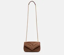 Schultertasche Loulou Mini aus Veloursleder