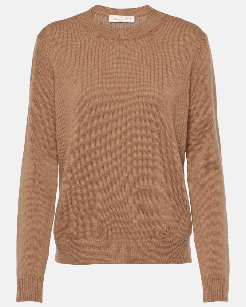 Valentino Garavani Pullover aus Kaschmir Beige