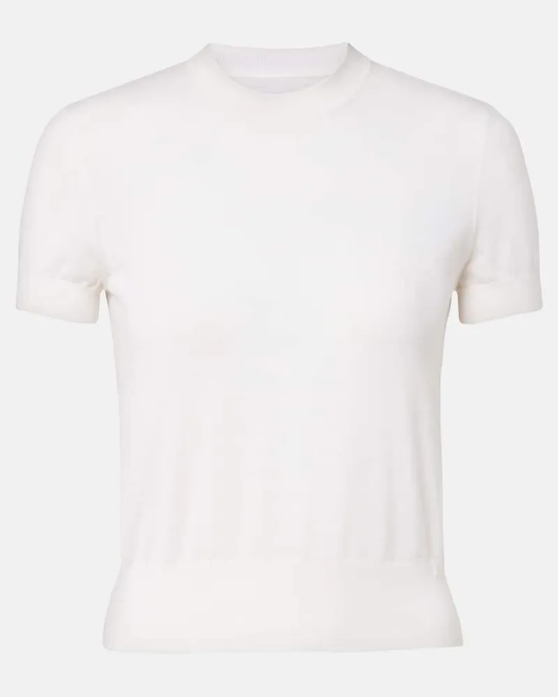 Givenchy Top aus Kaschmir Weiß