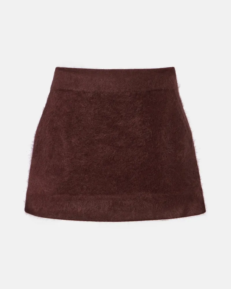 Dorothee Schumacher Minirock Fluffy Statement Braun