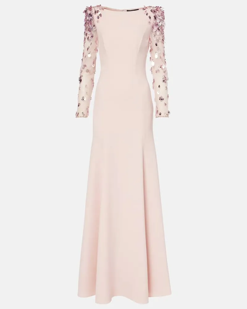 Jenny Packham Verzierte Robe Adella Rosa