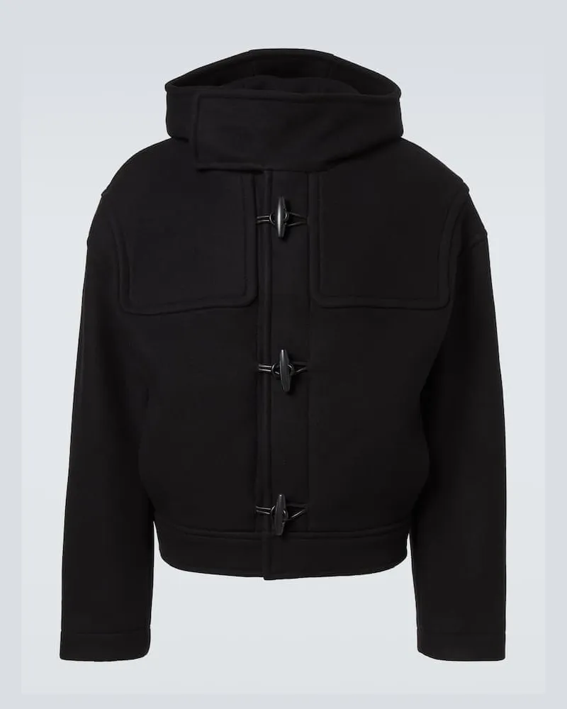 Jacquemus Jacke aus Schurwolle Schwarz