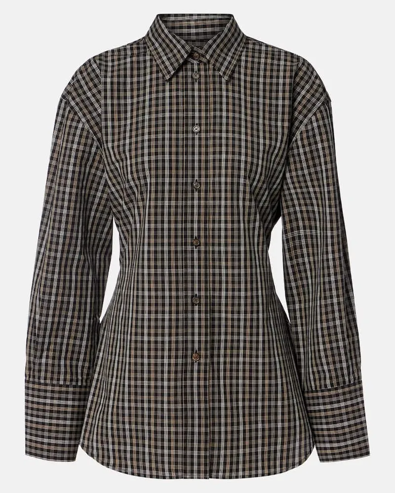 Róhe Róhe Hemd aus Baumwolle Schwarz