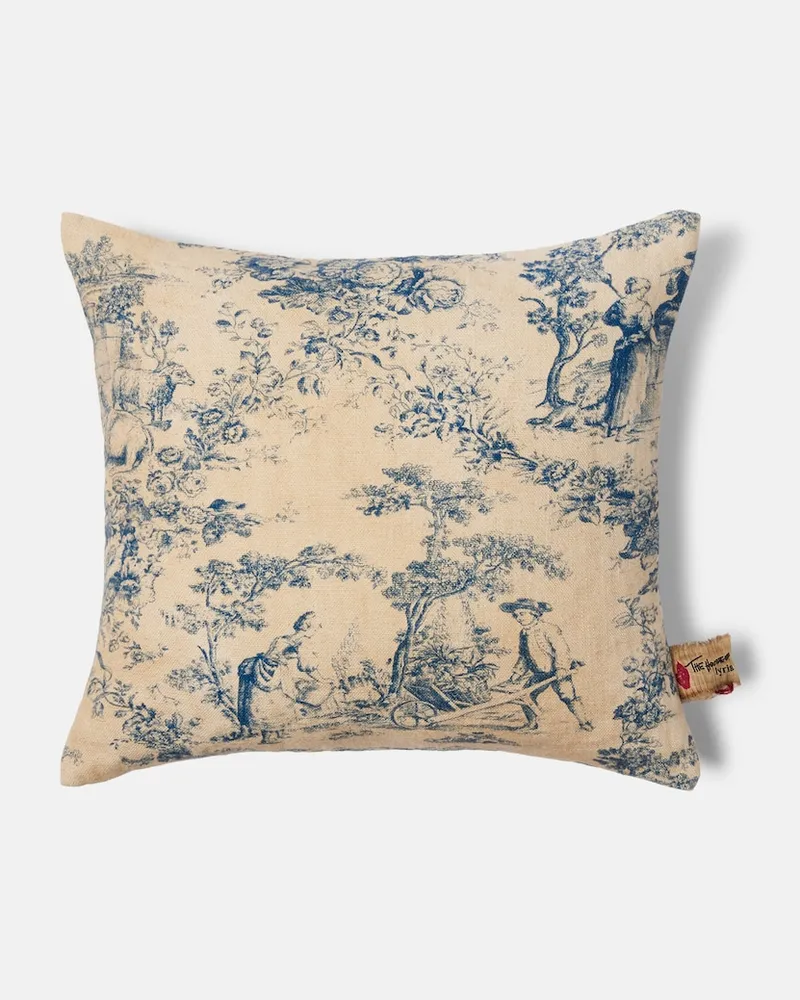 The House of Lyria Kissen Glafira aus Leinen Beige