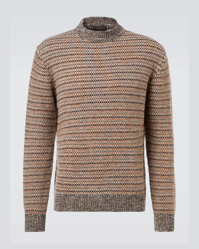 Slowear Pullover aus Schurwolle Beige