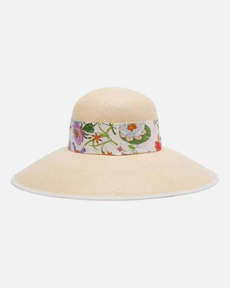 Gucci Hut mit Seide Beige