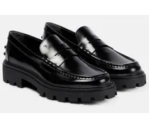 Loafers aus Leder
