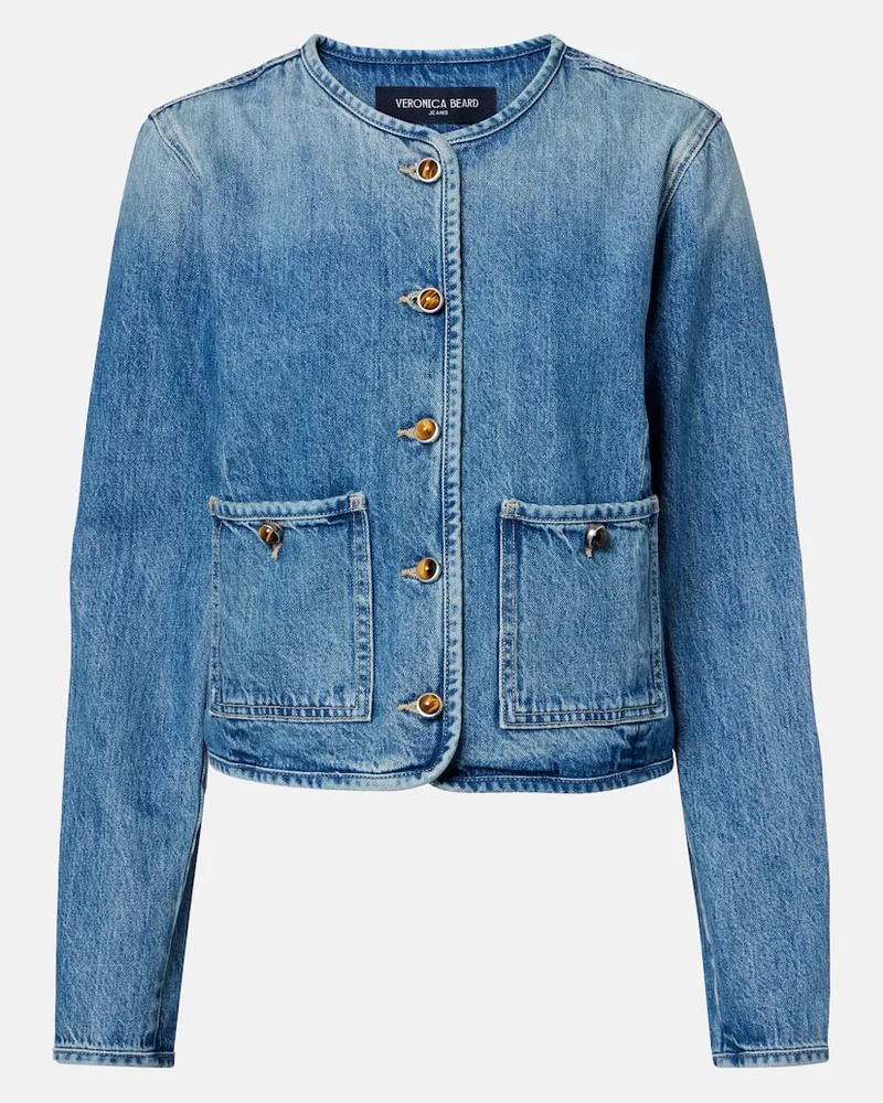 Veronica Beard Jeansjacke Andrea Blau