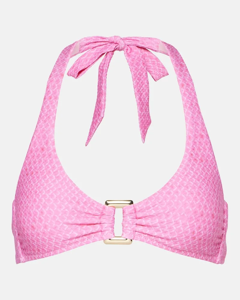 Heidi Klein Bikini-Oberteil Guana Island Pink