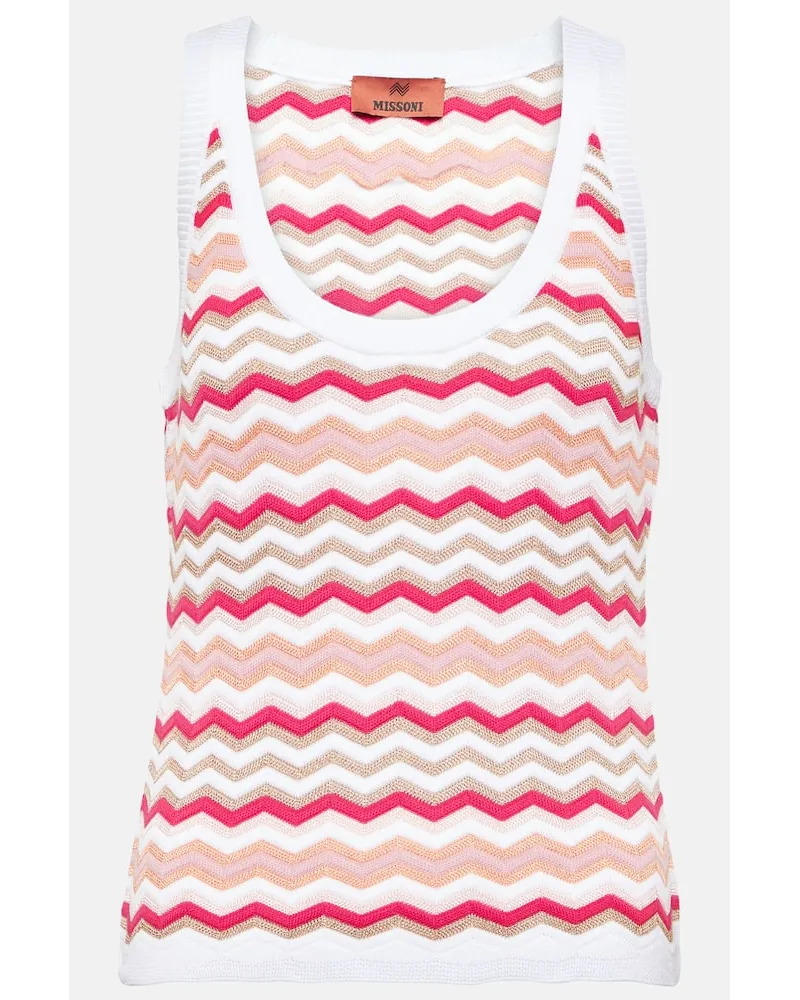 Missoni Top aus Strick Multicolor