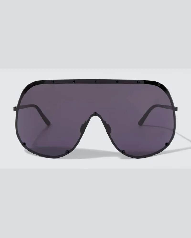 Rick Owens Oversize-Sonnenbrille Schwarz