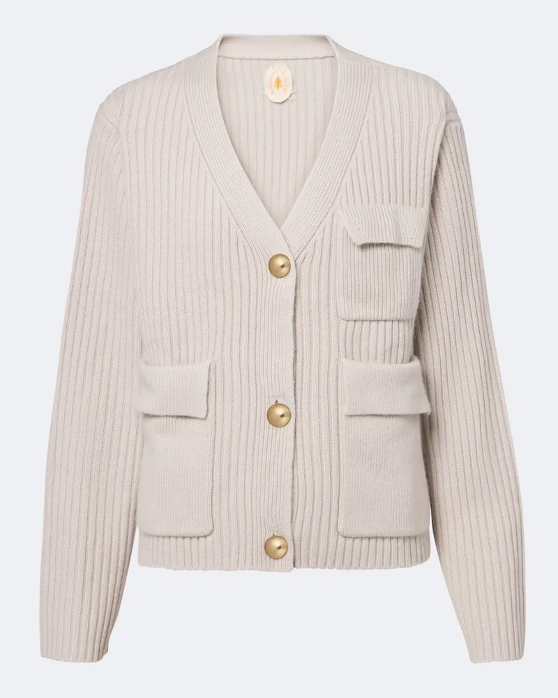 Jardin des Orangers Cardigan aus Wolle und Kaschmir Beige