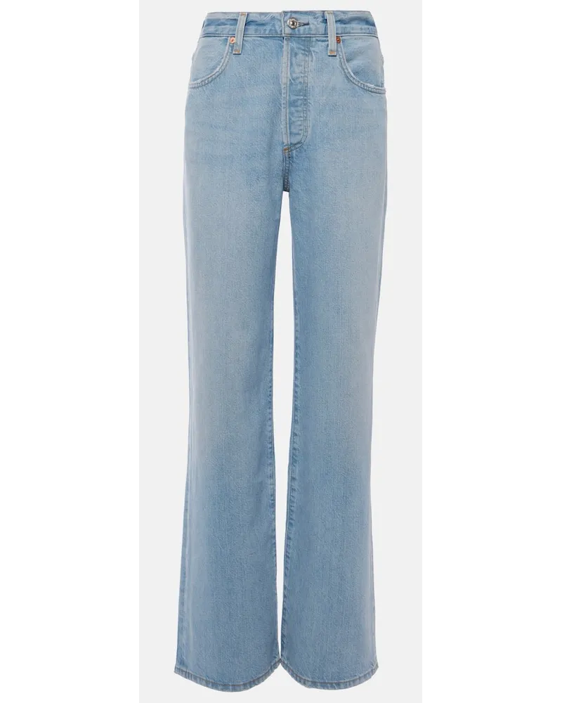 Citizens of humanity High-Rise Wide-Leg Jeans Annina Blau