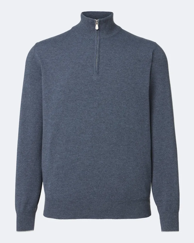 Brunello Cucinelli Pullover aus Kaschmir Blau