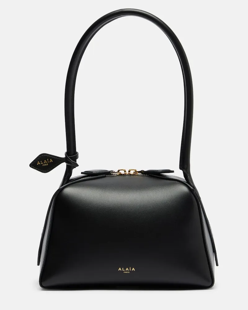Alaïa Alaïa Tote Le Bouledgue Small aus Leder Schwarz