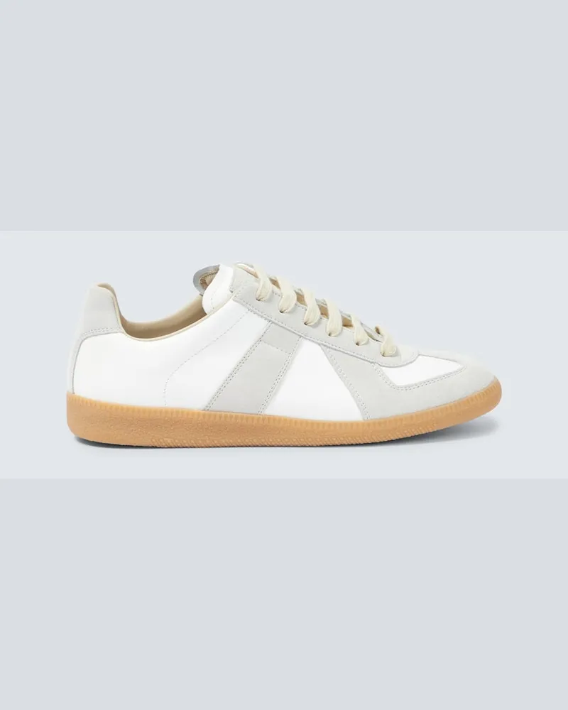 Maison Margiela Sneakers Replica aus Leder Weiß
