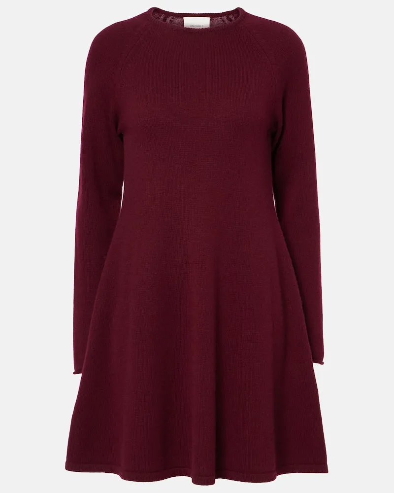 Lisa Yang Minikleid Didih aus Kaschmir Lila