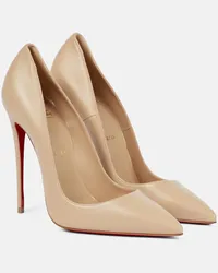 Christian Louboutin Pumps So Kate 120 aus Leder Beige