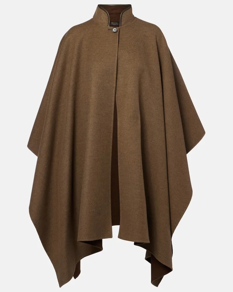 Loro Piana Cape Spagna aus Kaschmir Braun