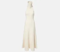 Maxikleid aus Wolle, Seide und Kaschmir