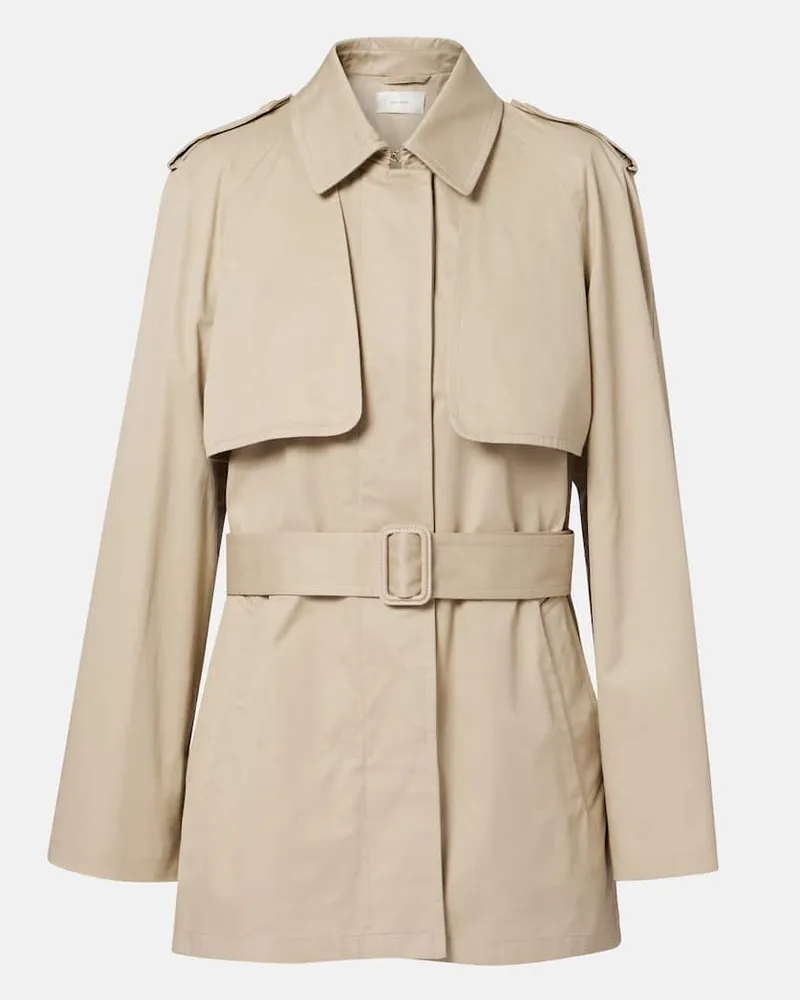 The Row Jacke Tavoris aus Baumwoll-Gabardine Beige