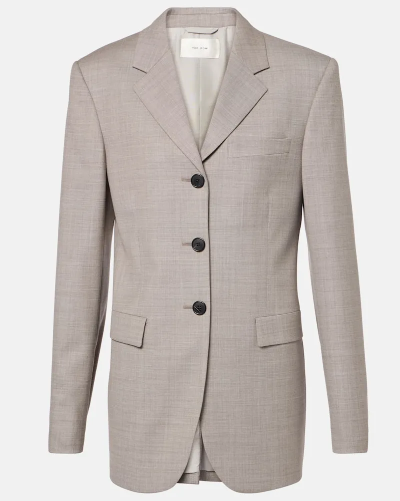 The Row Blazer Selene aus Wolle Beige