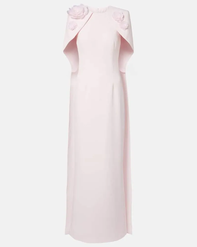 Safiyaa Robe Lennox aus Crêpe Rosa