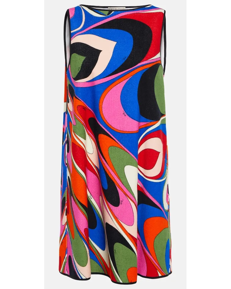 Emilio Pucci Bedrucktes Minikleid Multicolor