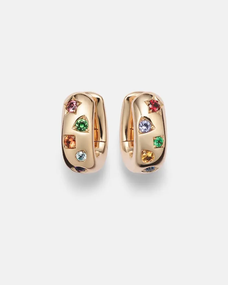 Pomellato Ohrringe Iconica aus 18kt Roségold mit Edelsteinen Gold