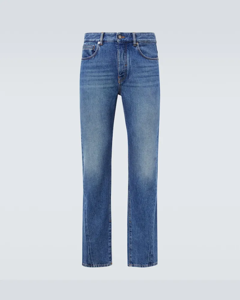 Givenchy Straight Jeans Couture Seam Blau
