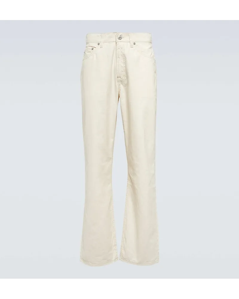 Our Legacy Wide-Leg Jeans Third Cut Weiss