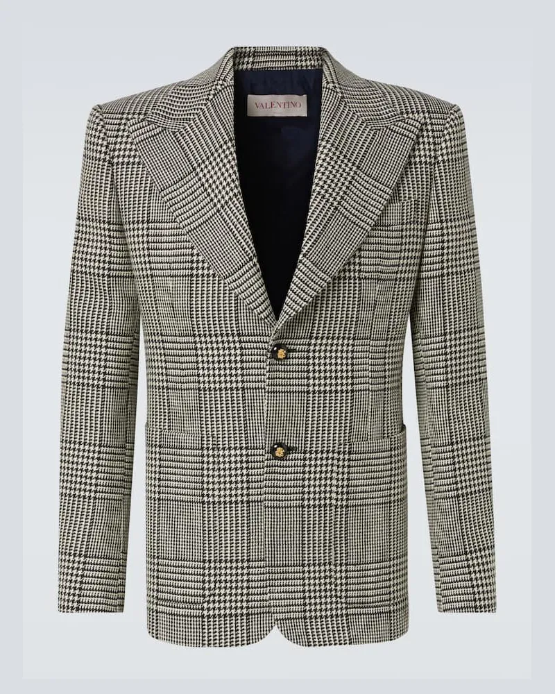 Valentino Garavani Blazer aus Schurwolle Grau