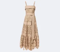 Maxikleid mit Guipure-Spitze